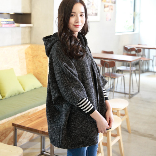 Cute Hoodie Cape Coat