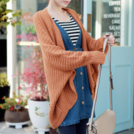 Draped Knit Cardigan