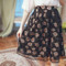 Floral Knee Length Gauze Skirt