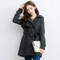 Womens Double Breasted Wool Coat 