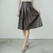 Faux Leather Pleated Skirt Faux Leather Pleated Skirt