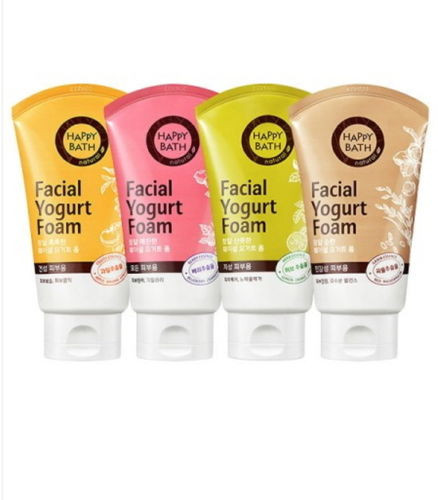 happy bath facial yogurt foam