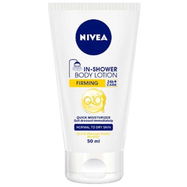 Nivea In-Shower Body Lotion Firming 24+ Care Q10 50ml - Strawberrycoco