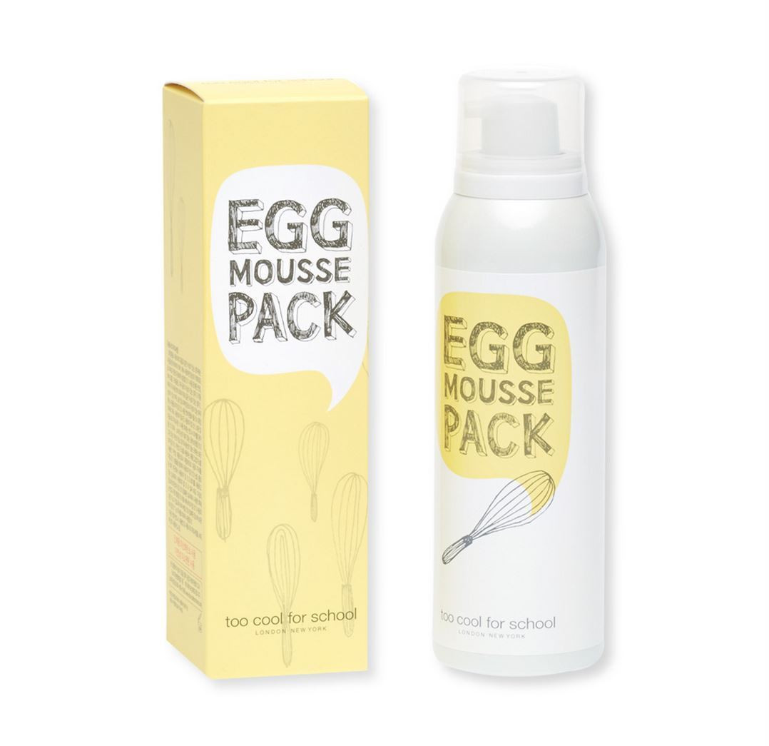 too cool for school Egg Mousse Pack 100ml - Strawberrycoco