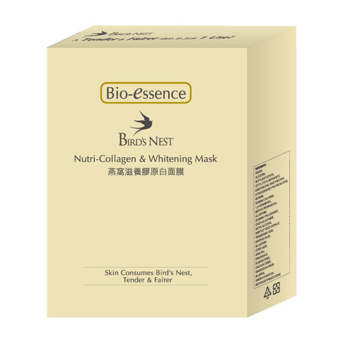 BioEssence Bird's Nest NutriCollagen & Whitening Mask 10 PCS