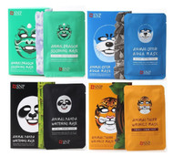 SNP Animal Face Mask Sheet Dragon, Panda, Tiger, Otter 10Pcs/Box