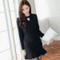 Lady Black Wool Dress