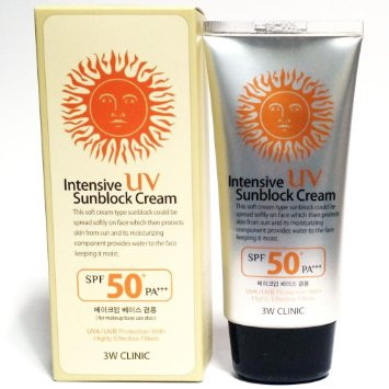 3W Clinic Intensive UV Sunblock Cream SPF50 PA+++ 70ml