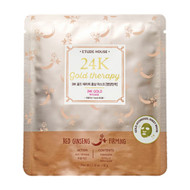 Etude House 24K Gold Therapy Red Ginseng Mask 1 Pcs