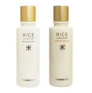 The Face Shop Rice & Ceramide Moisture Toner 150ml + Emulsion 150ml Set