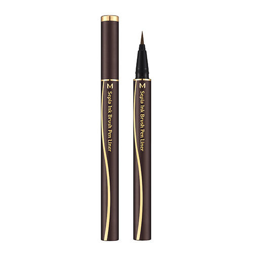 Missha M Sepia Ink Brush Pen Liner Dark Brown