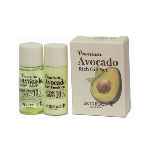 SKINFOOD Premium Avocado Rich Gift Set Toner & Emulsion 2 Set