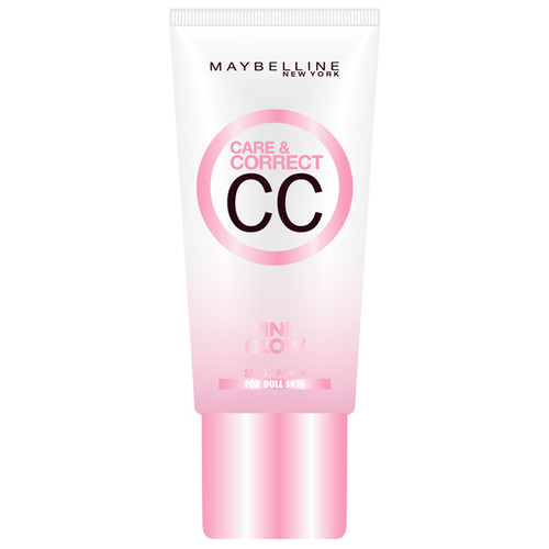 MAYBELLINE Care & Correct CC Cream Pink Glow SPF37 PA+++ for Dull Skin