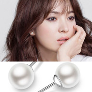 Descendants of the Sun Song Hye-Kyo 925 Sterling silver Pearl Earrings