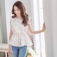 Flower Print Swing Top