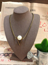 Chain Necklace with Pearl