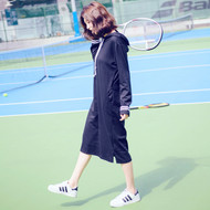 Hoodie Sporty Maxi Dress