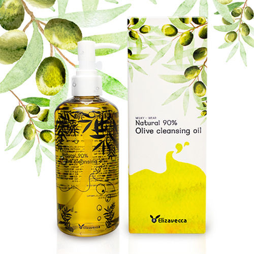 Elizavecca Natural 90% Olive Cleansing Oil - Strawberrycoco