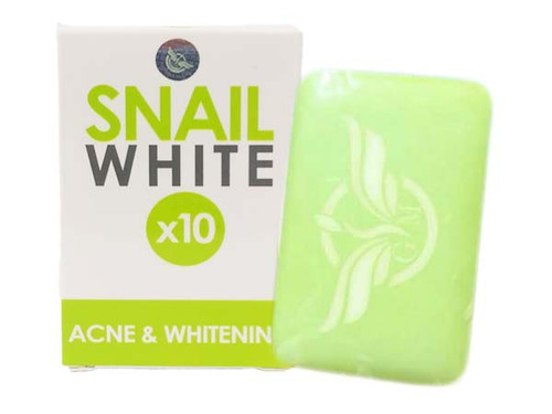 Gluta Glutathione Soap Snail White Acne & Whitening Spots Damage Skin