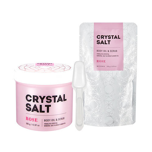 MISSHA Crystal Salt Body Oil & Scrub Rose