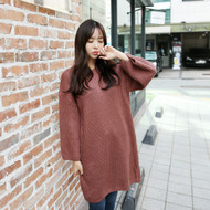 Casual Loose Knit Dress 