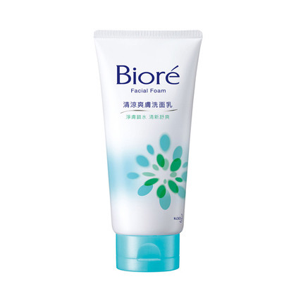 biore cooling face wash