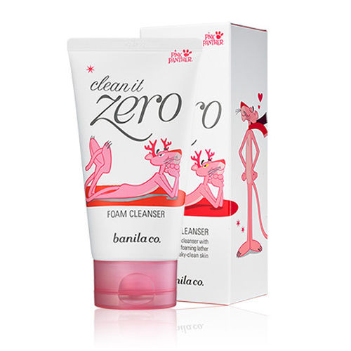 banila co. Holiday Foam Cleanser x Pink Panther