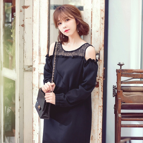 Black Woolen Dress