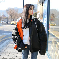 Cotton Hooded Padded Blouson Jacket 