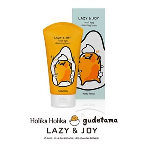 Holika Holika Gudetama LAZY & JOY Fresh Egg Cleansing Foam