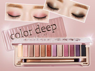 color deep Glam Shine Eyeshadow Box Palette 