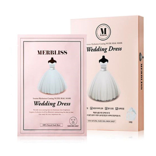 MERBLISS Wedding Dress Intense Hydration Coating Nude Seal Mask