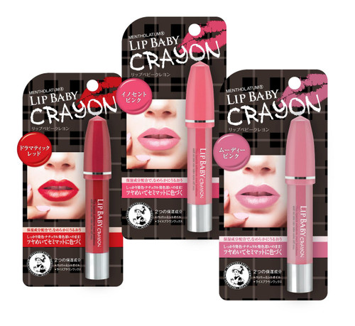 Mentholatum Lip Baby Crayon Moisturizing Tinted Lip Balm