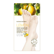 NATURE REPUBLIC Lemon Foot & Nature Peeling Foot Mask 25gx2each