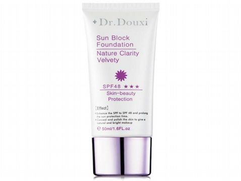 Dr. Douxi Sun Block Foundation Nature Clarity Velvety 