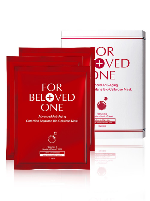 For Beloved One Advanced Anti-Aging Ceramide Squalane Bio-Cellulose Mask