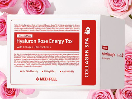 MEDI-PEEL Hyaluron Rose Energy Tox Collagen Lifting Mask 