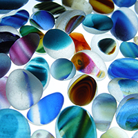 Ultra Rare English Sea Glass Multis - My Personal Collection of Seaham Multi Colored Sea Glass