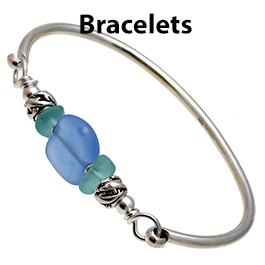 ocean glass bracelet