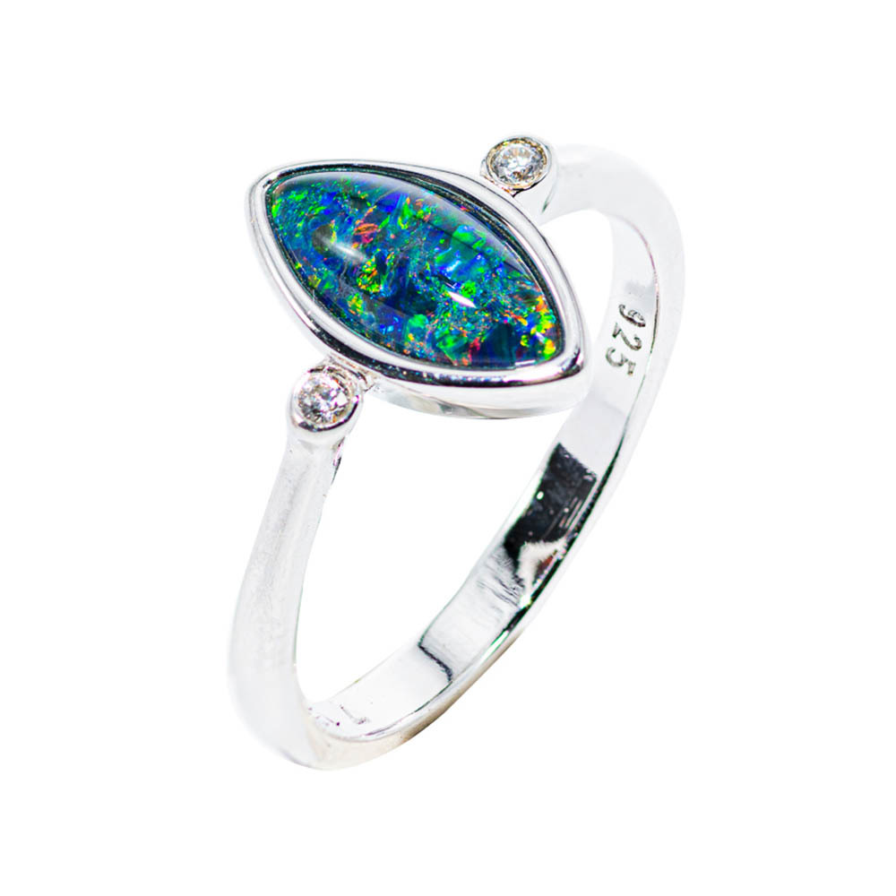 BLACK OPAL RING