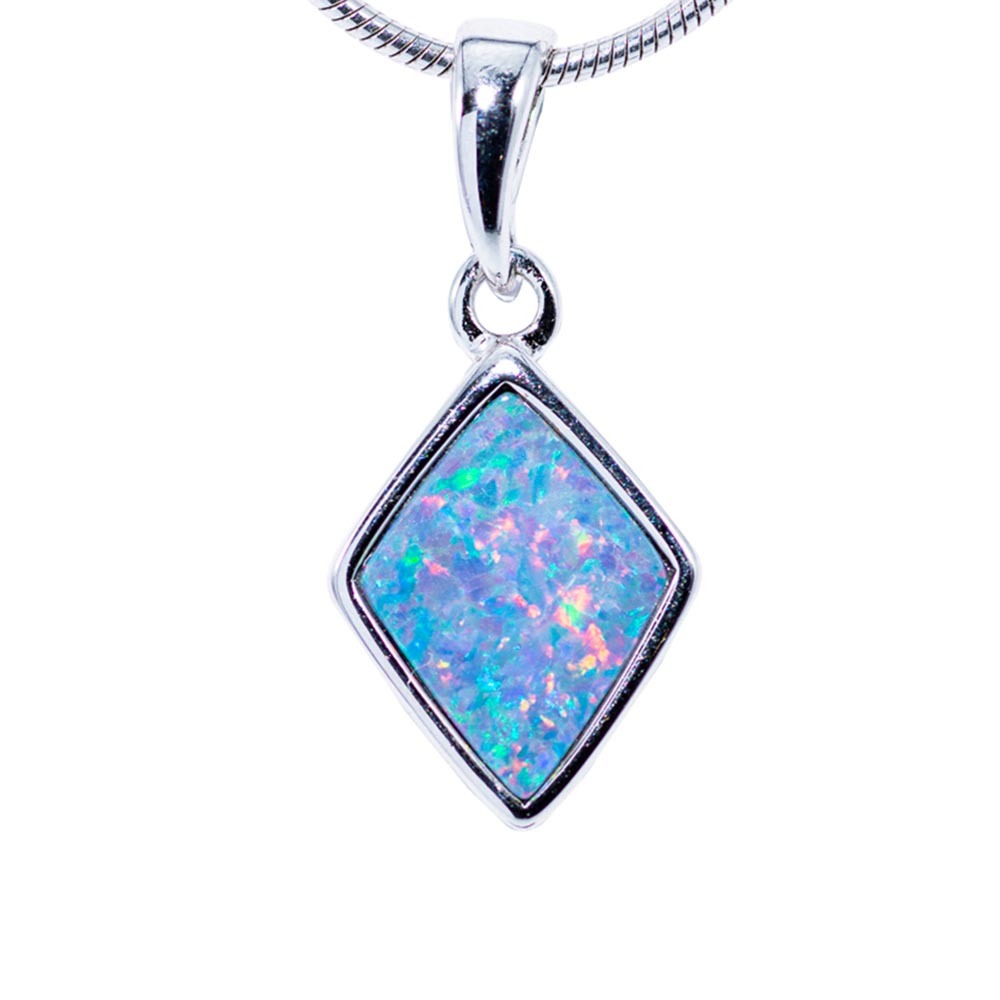 BLUE OPAL NECKLACE