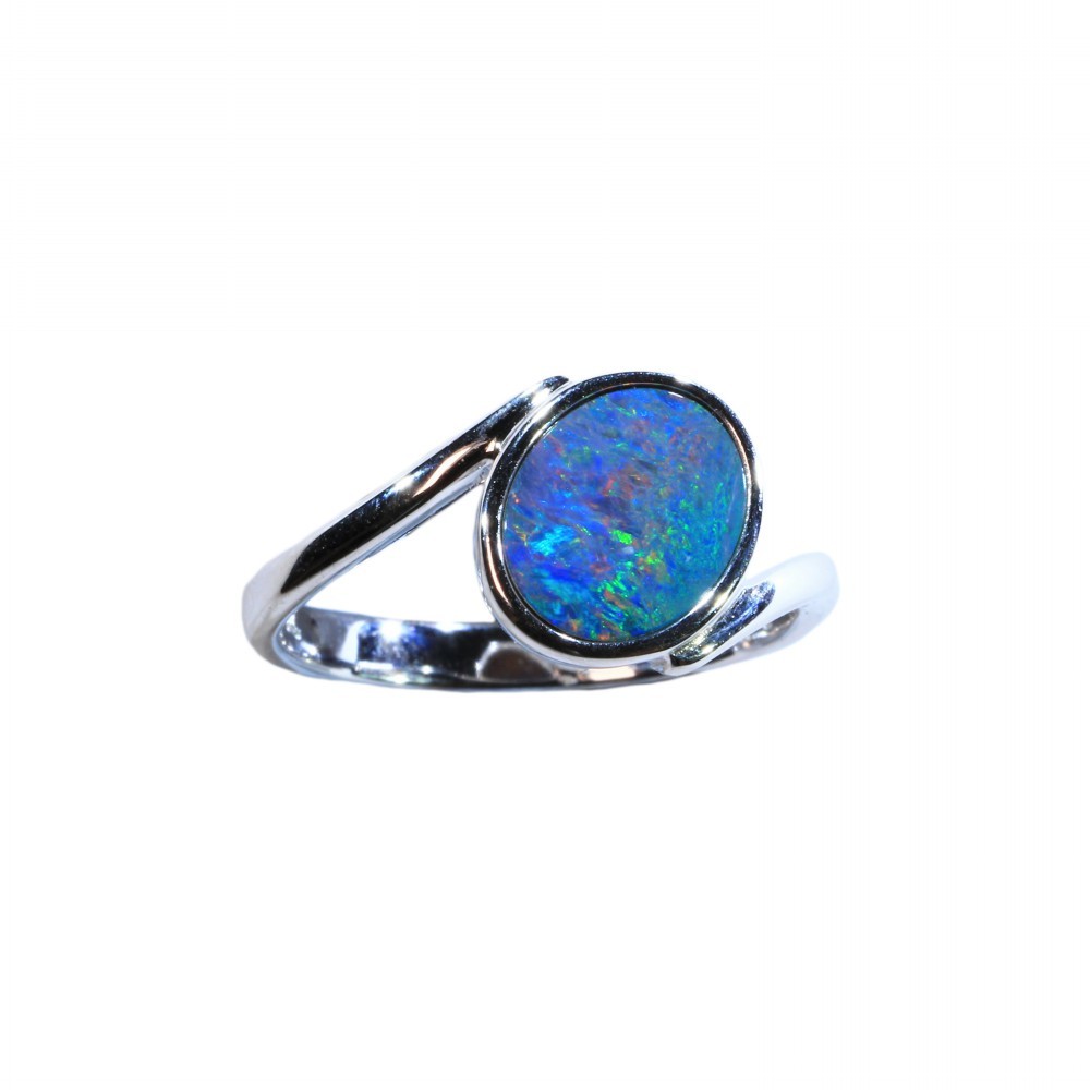 BLUE OPAL RING