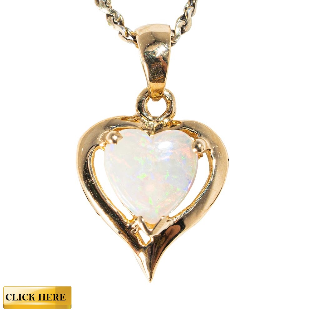 Opal Heart Jewelry