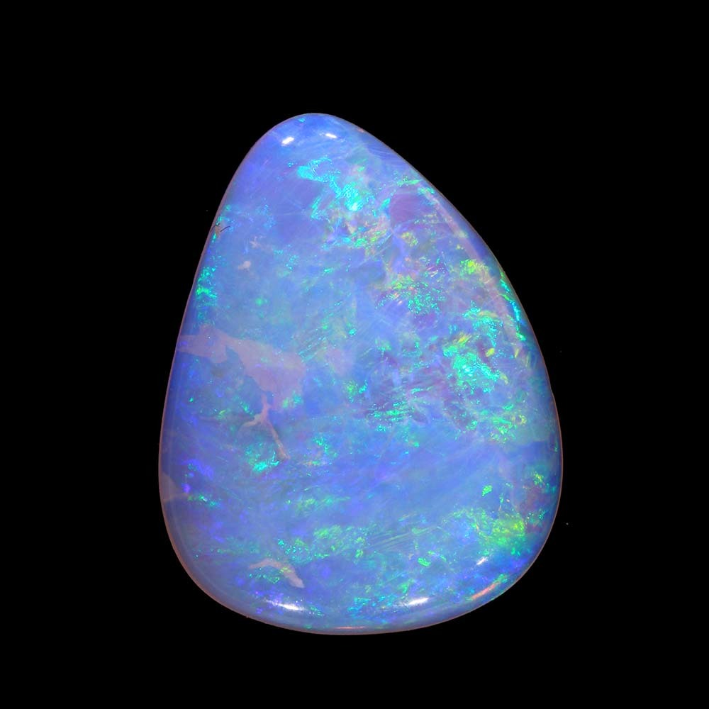 White opal stones