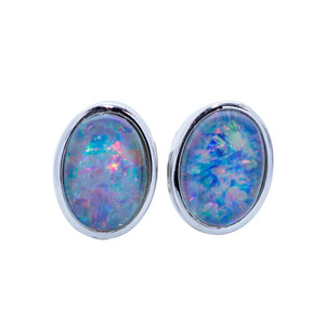 dark opal earrings