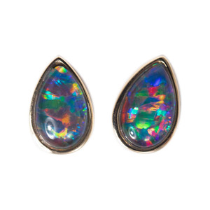 dark opal earrings