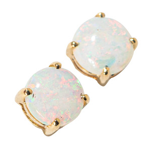dyr Martyr højttaler Blue Opal Earrings 65% Off I The World's Largest Opal Jewelry Store Online