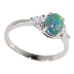 Genuine Australian Opal & Wedding Ring I The World's Largest Opal Store Online