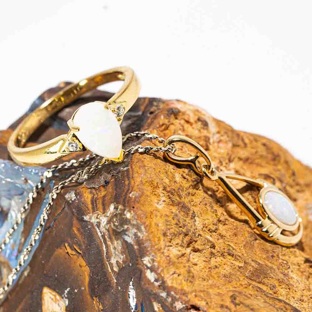 opal jewelry set