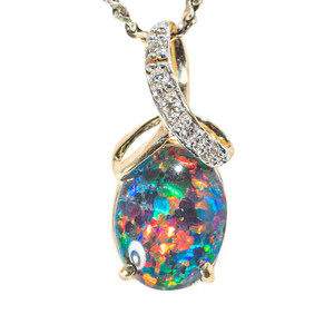 Gold Opal Necklaces - The World's Largest Opal Jewelry Store Online Online